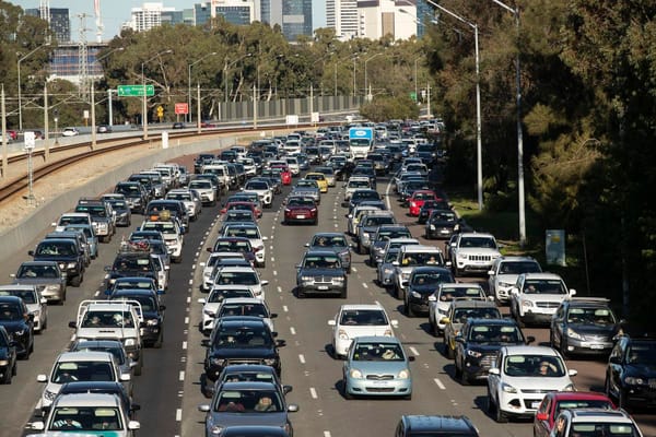 Road congestion in Perth.