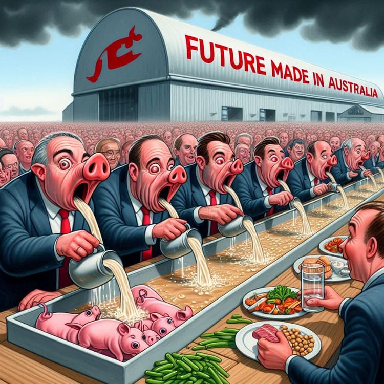 Lobbyists feasting at the trough of a Future Made in Australia.